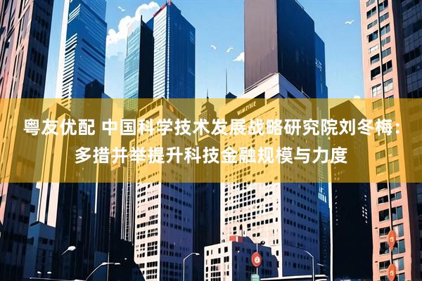 粤友优配 中国科学技术发展战略研究院刘冬梅：多措并举提升科技金融规模与力度